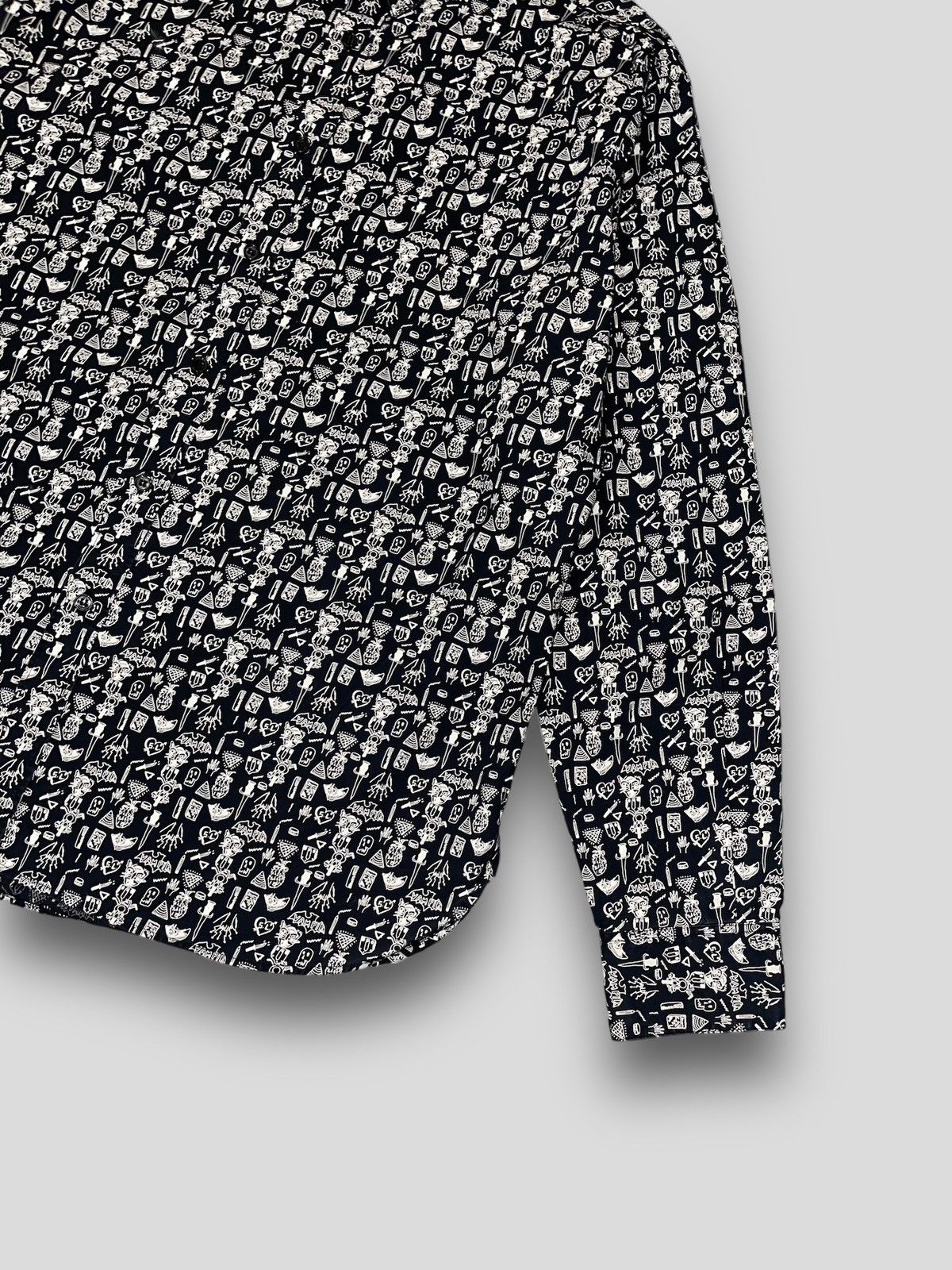 Saint Laurent Paris FW14 Saint Laurent Hunx Doodle Sketch Notebook Shirt Size US XL / EU 56 / 4 - 3 Thumbnail