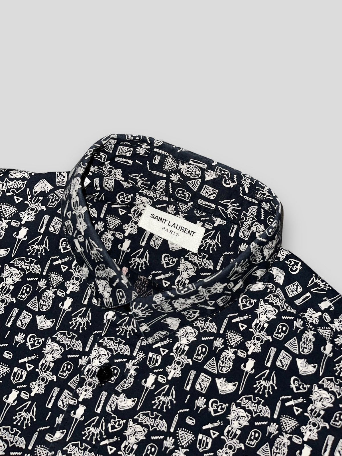 Saint Laurent Paris FW14 Saint Laurent Hunx Doodle Sketch Notebook Shirt Size US XL / EU 56 / 4 - 10 Thumbnail