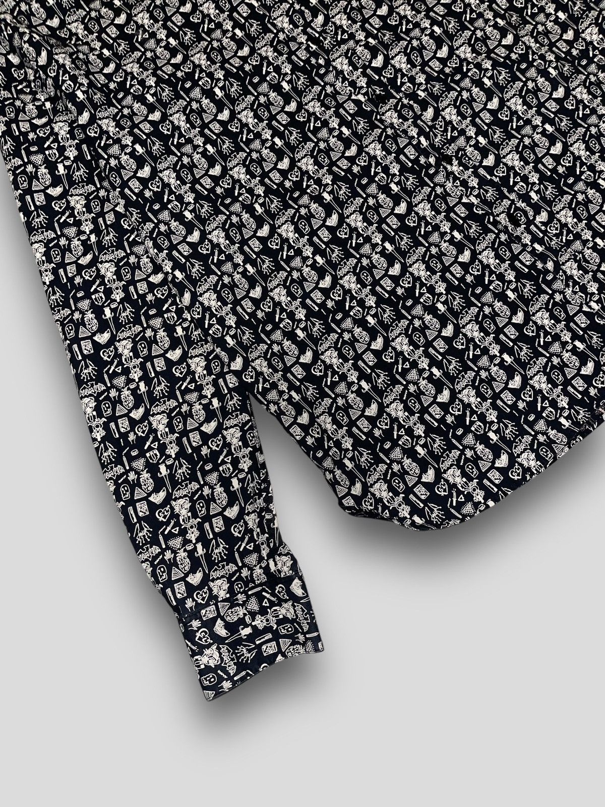 Saint Laurent Paris FW14 Saint Laurent Hunx Doodle Sketch Notebook Shirt Size US XL / EU 56 / 4 - 4 Thumbnail