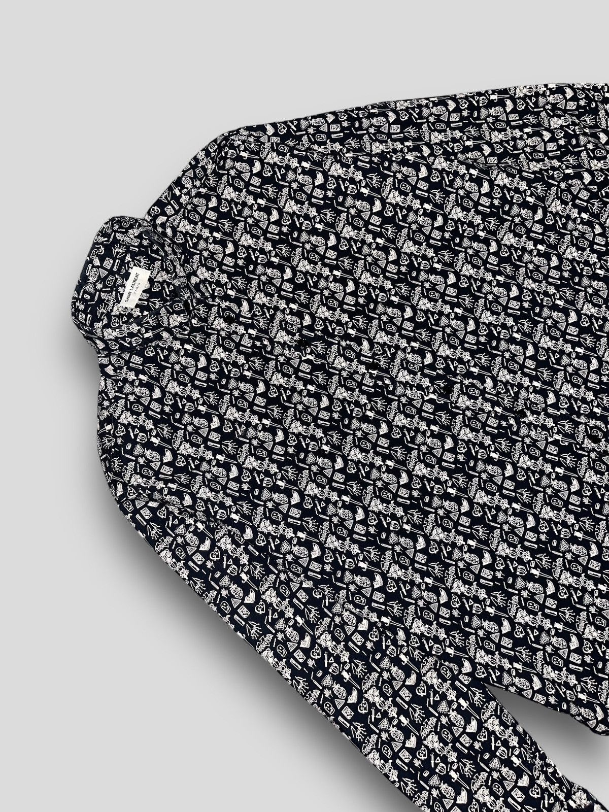 Saint Laurent Paris FW14 Saint Laurent Hunx Doodle Sketch Notebook Shirt Size US XL / EU 56 / 4 - 5 Thumbnail