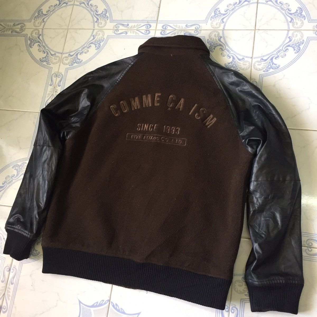 Comme Ca Ism Comme Ca Ism Varsity Jacket Style Big Wording Size US L / EU 52-54 / 3 - 2 Thumbnail