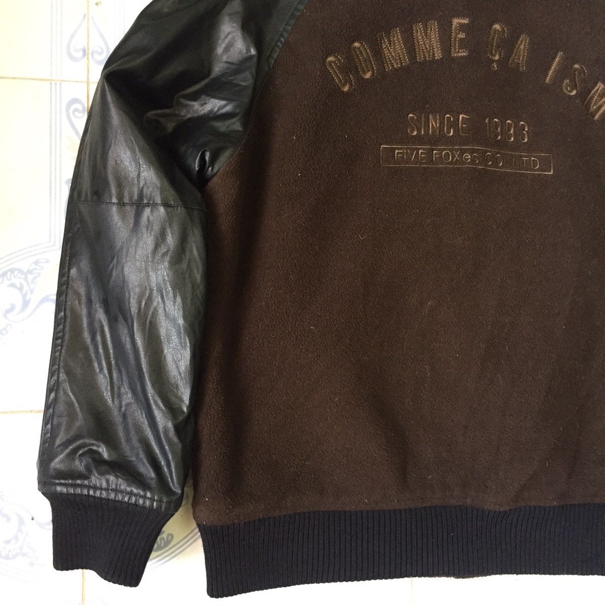 Comme Ca Ism Comme Ca Ism Varsity Jacket Style Big Wording Size US L / EU 52-54 / 3 - 4 Thumbnail