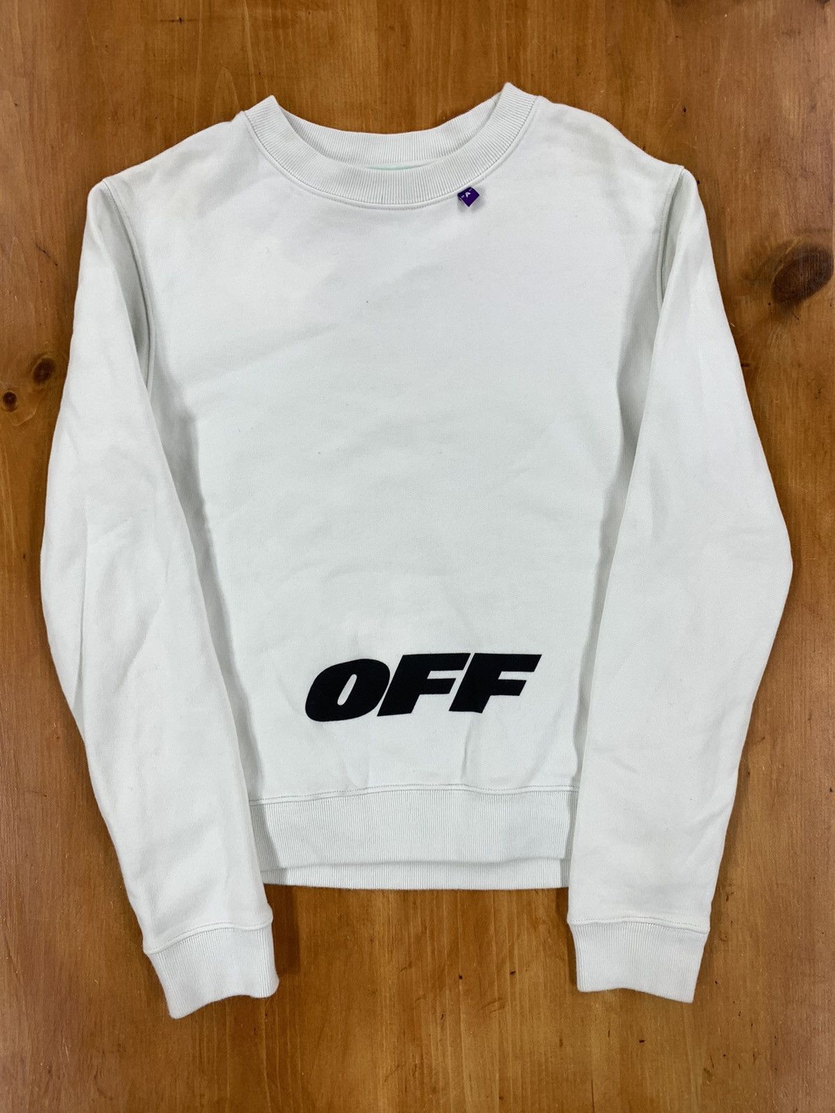 image of Off White Crewneck, Men's (Size XS)