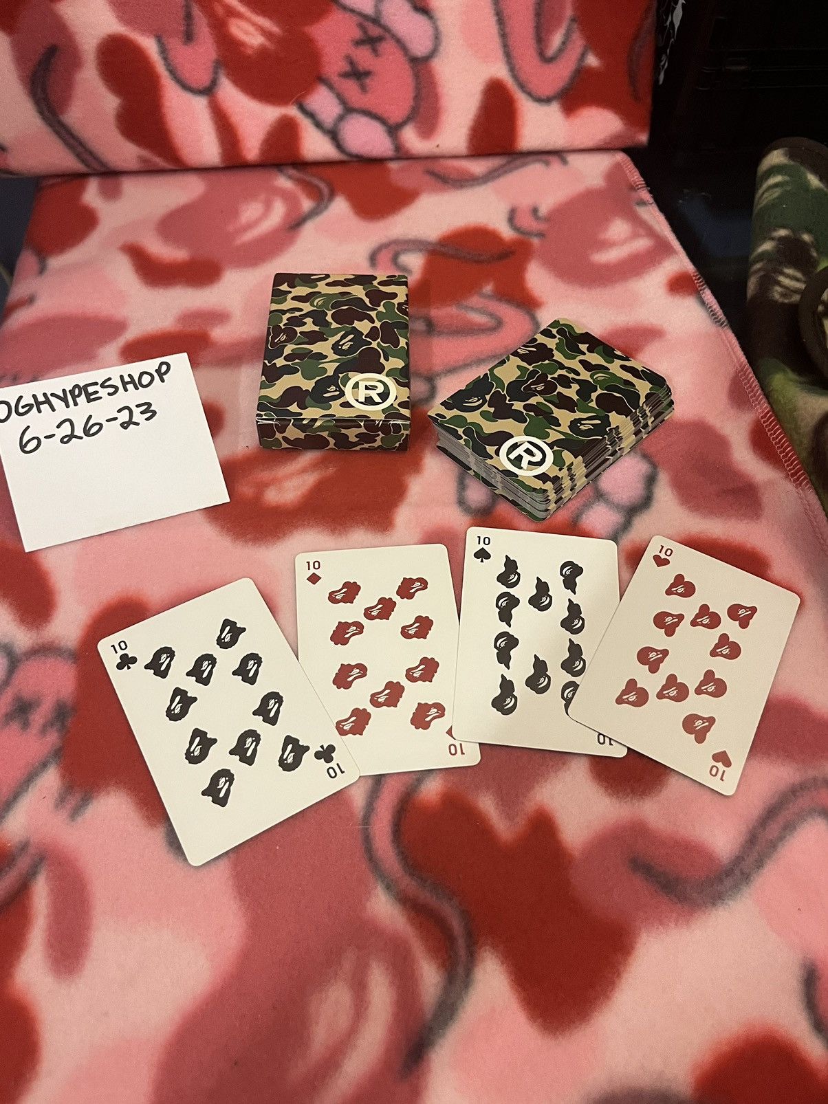Bape Bape Playing Cards Size ONE SIZE - 2 Thumbnail