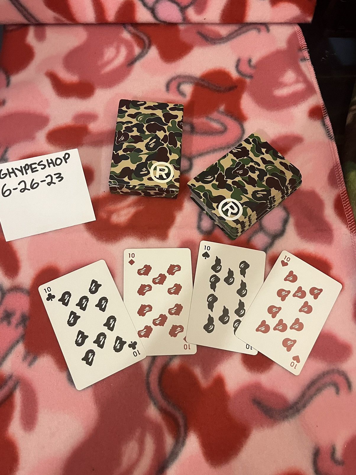 Bape Bape Playing Cards Size ONE SIZE - 1 Thumbnail