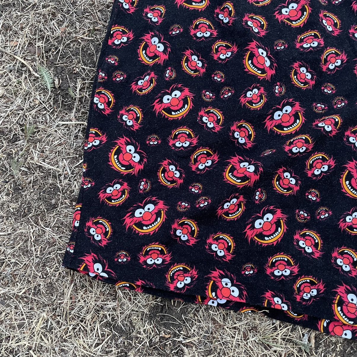 Beauty Beast Vintage 90s Elmo Monster Art American Shorts Streetwear Size US 32 / EU 48 - 3 Thumbnail