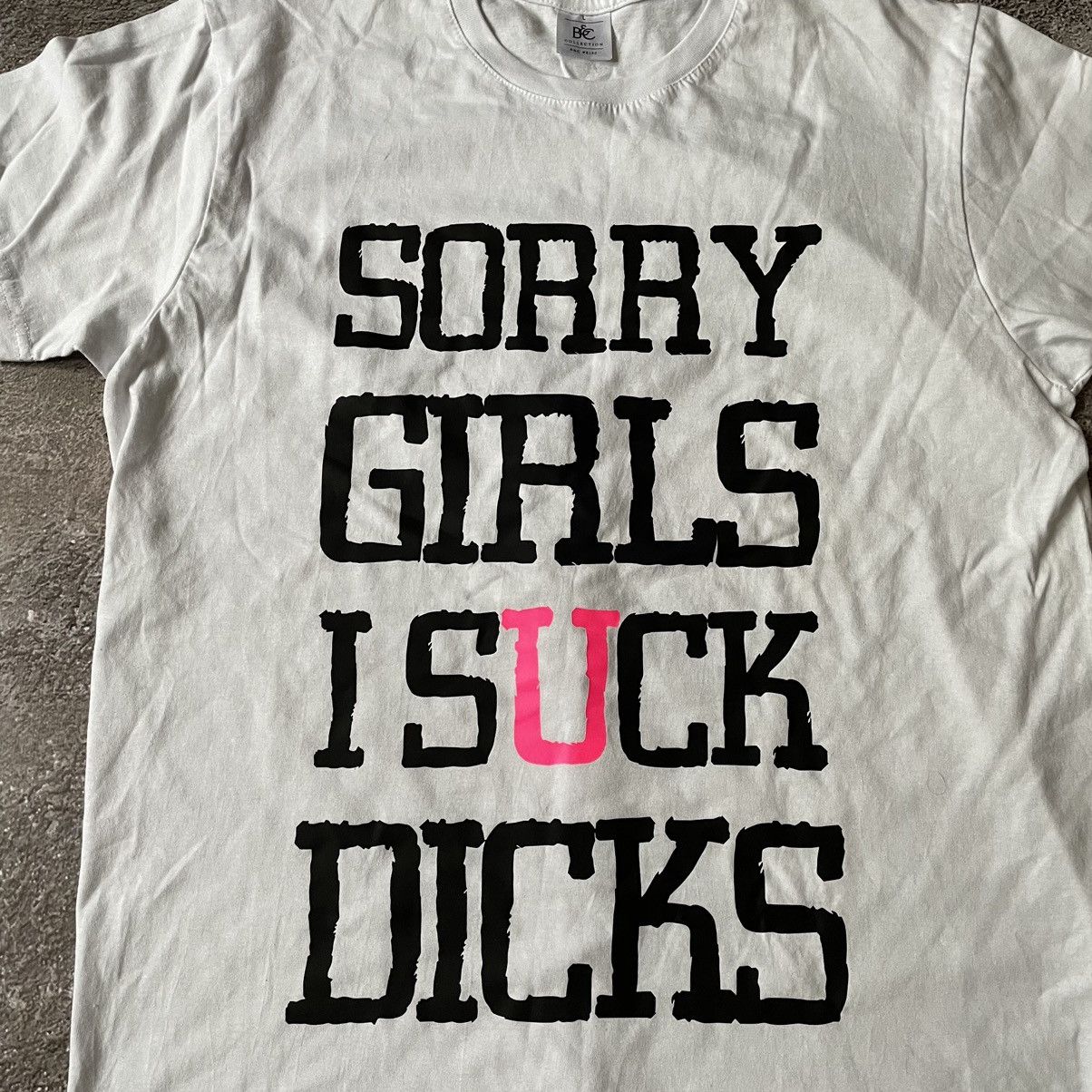 Vintage Vintage Y2K ADULT “Sorry Girls I Suck Dick “ Buymypiece Tee Size US L / EU 52-54 / 3 - 5 Thumbnail