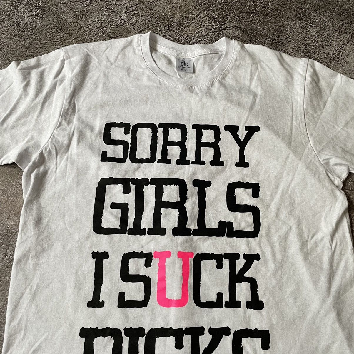 Vintage Vintage Y2K ADULT “Sorry Girls I Suck Dick “ Buymypiece Tee Size US L / EU 52-54 / 3 - 6 Thumbnail