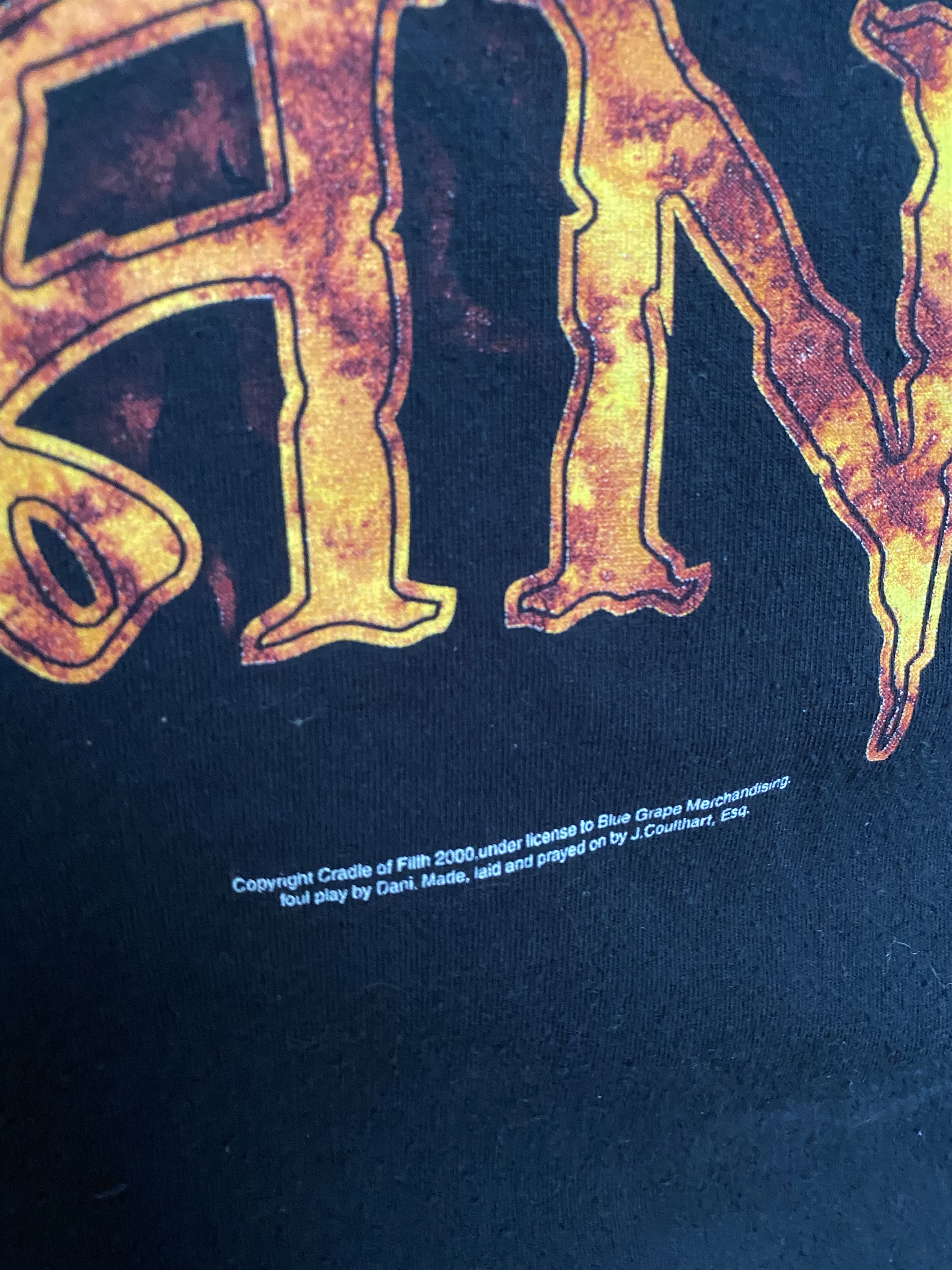 Band Tees 2000 Cradle Of Filth T-shirt Size US XL / EU 56 / 4 - 7 Thumbnail