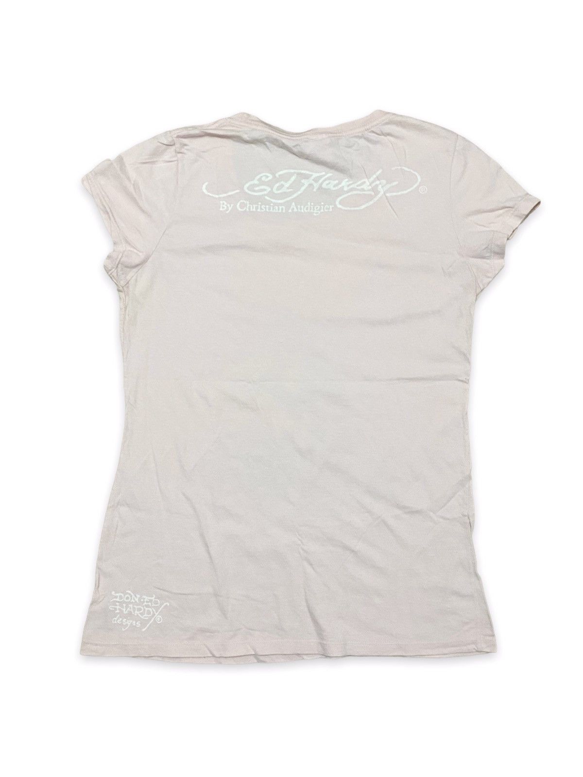 Ed Hardy Vintage y2k Ed hardy by Christian Audigier T shirt Size L / US 10 / IT 46 - 4 Thumbnail