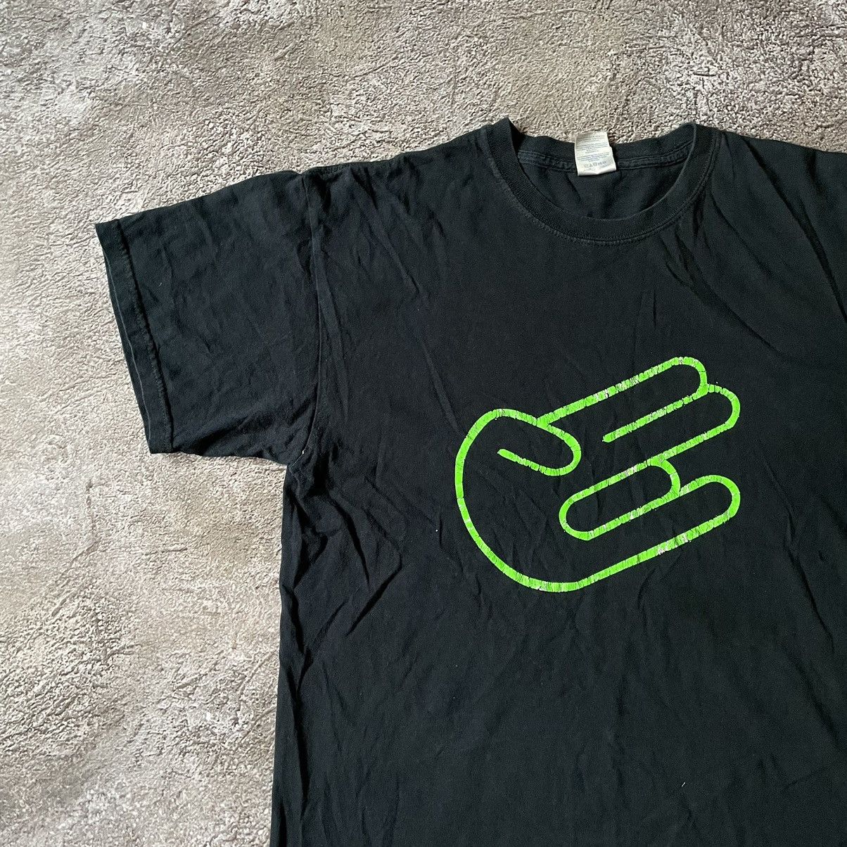 Vintage Vintage Y2K Neon Graphic Tee Black Oversized Skate Grunge XL Size US XL / EU 56 / 4 - 4 Thumbnail
