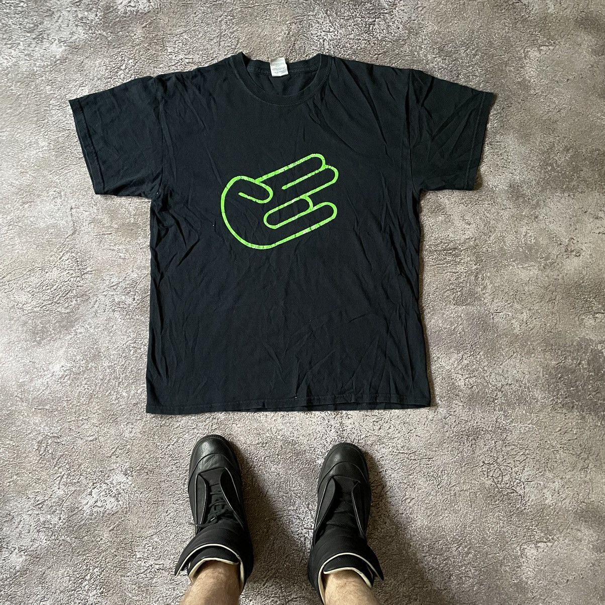 Vintage Vintage Y2K Neon Graphic Tee Black Oversized Skate Grunge XL Size US XL / EU 56 / 4 - 1 Thumbnail