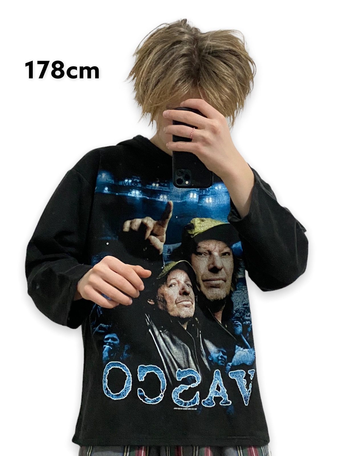 Band Tees Vintage 2004 Vasco Rossi Hoodie Size US M / EU 48-50 / 2 - 18 Thumbnail