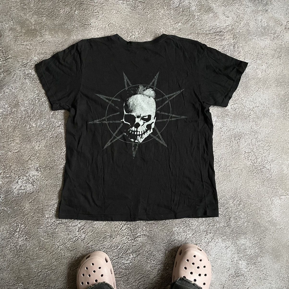 Vintage Vintage Y2K Slipknot Band Tee Graphic Faded Black Punk M Size US M / EU 48-50 / 2 - 6 Thumbnail