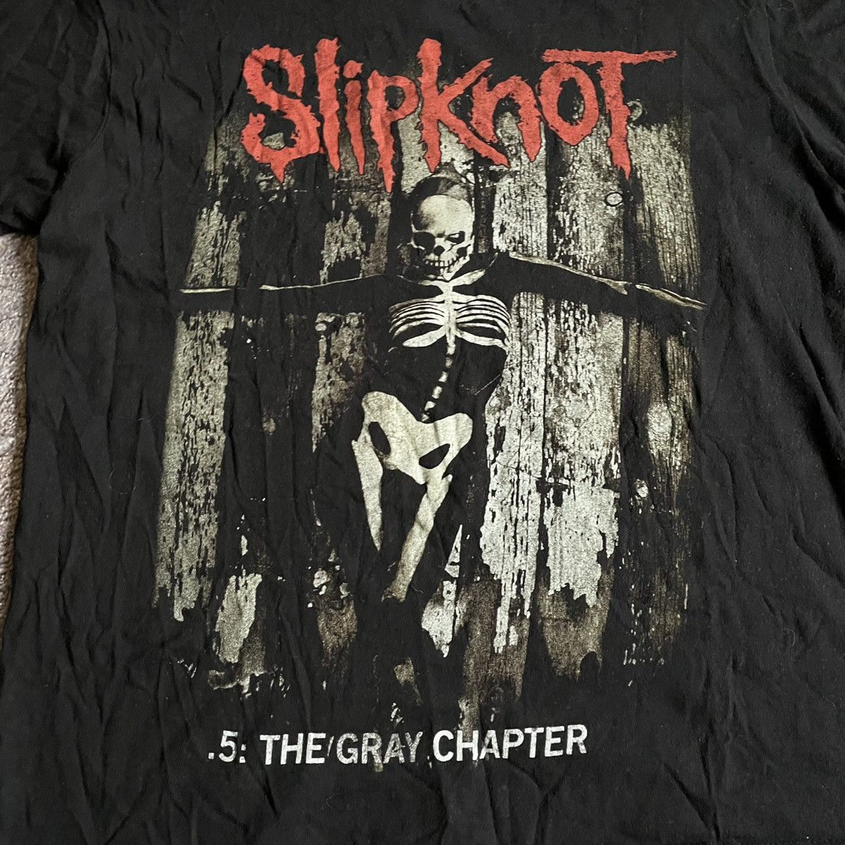 Vintage Vintage Y2K Slipknot Band Tee Graphic Faded Black Punk M Size US M / EU 48-50 / 2 - 5 Thumbnail