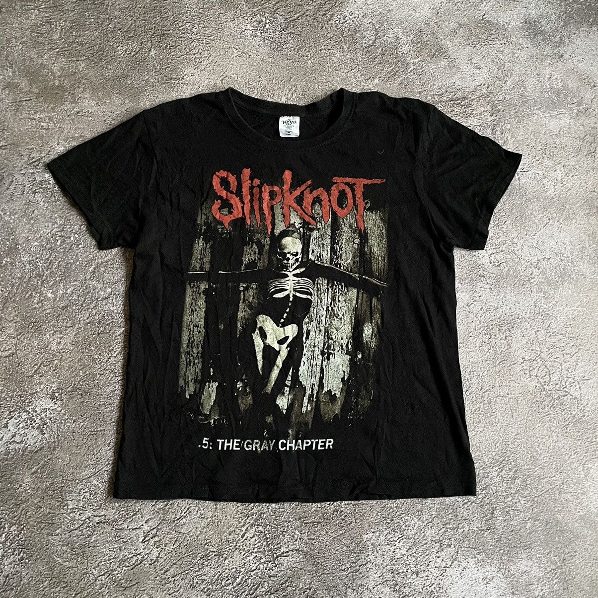Vintage Vintage Y2K Slipknot Band Tee Graphic Faded Black Punk M Size US M / EU 48-50 / 2 - 3 Thumbnail