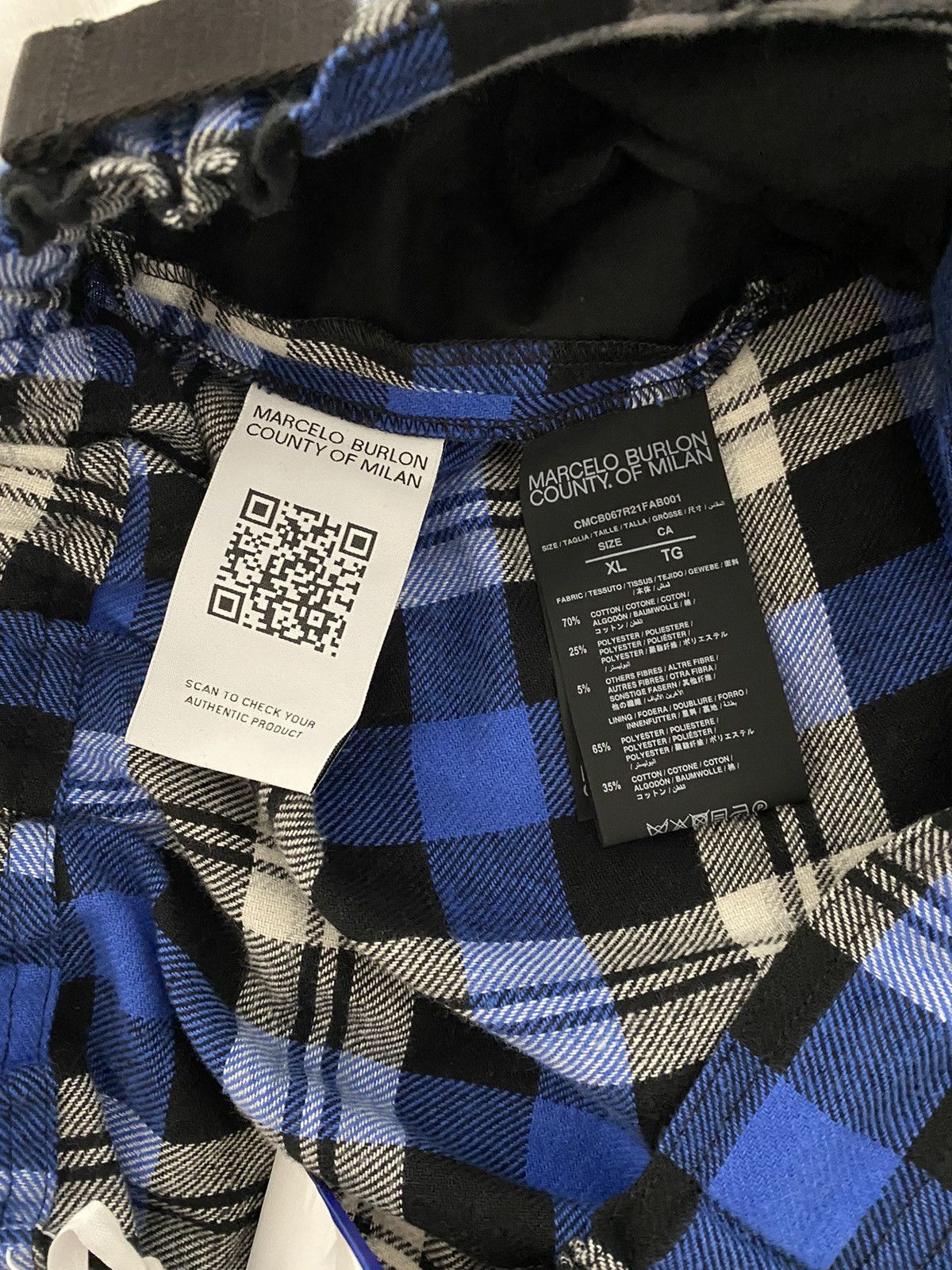 Marcelo Burlon Marcelo Burlon Checked Bermuda Shorts XL NWT Size US 36 / EU 52 - 7 Thumbnail