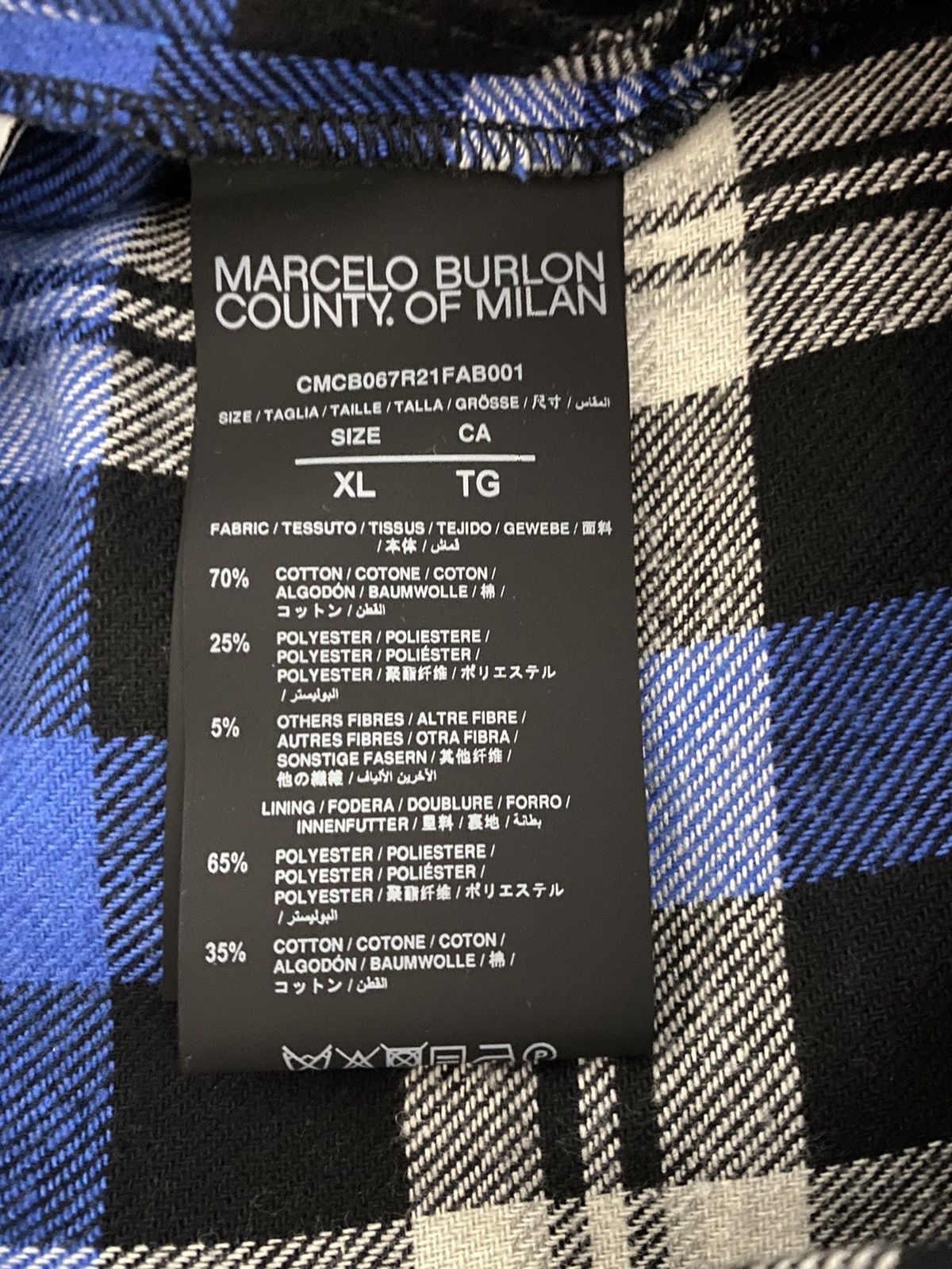 Marcelo Burlon Marcelo Burlon Checked Bermuda Shorts XL NWT Size US 36 / EU 52 - 8 Thumbnail