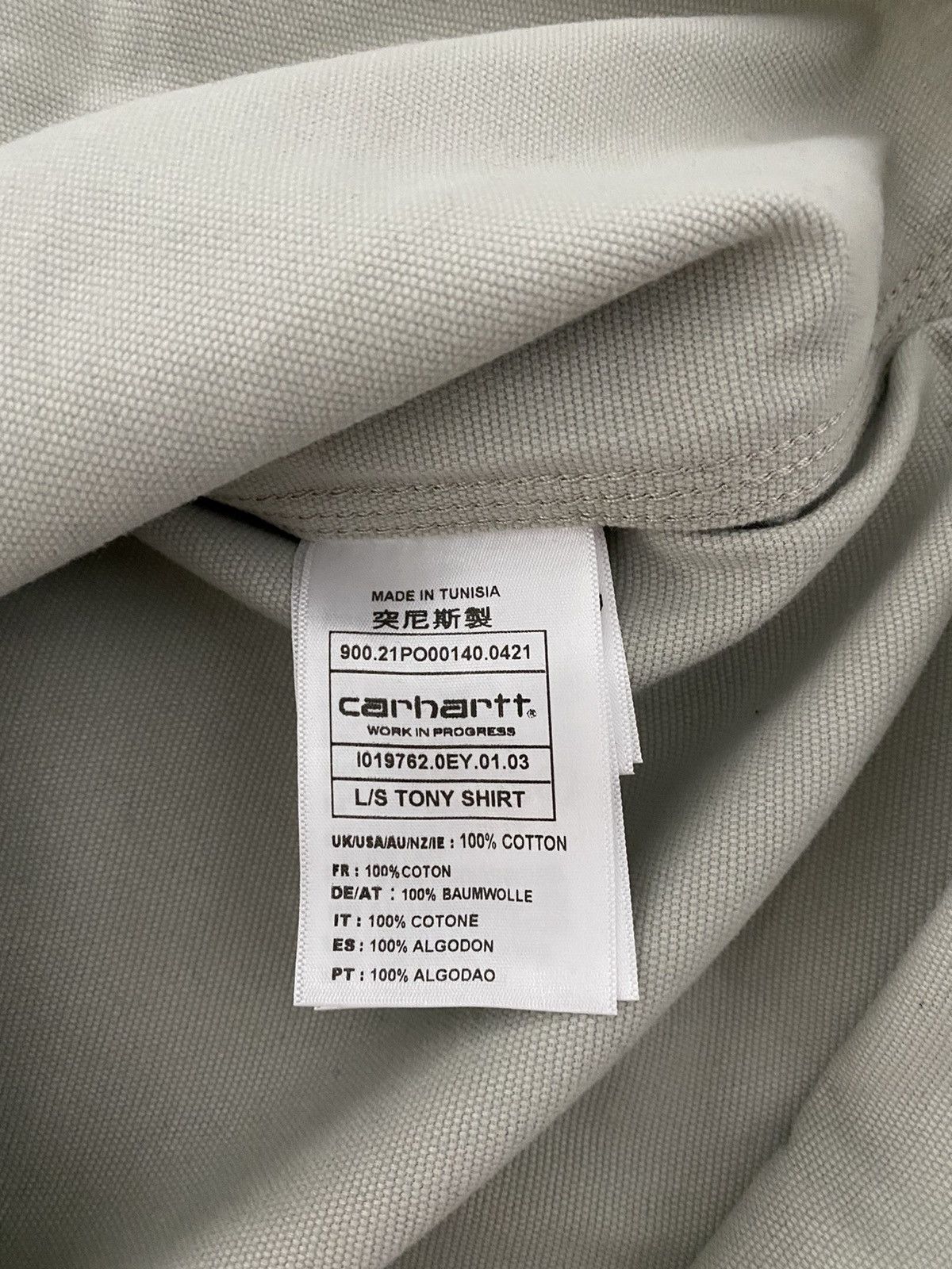 Carhartt Wip Carhartt WIP L/S Tony Shirt XL NWT Size US XL / EU 56 / 4 - 8 Thumbnail