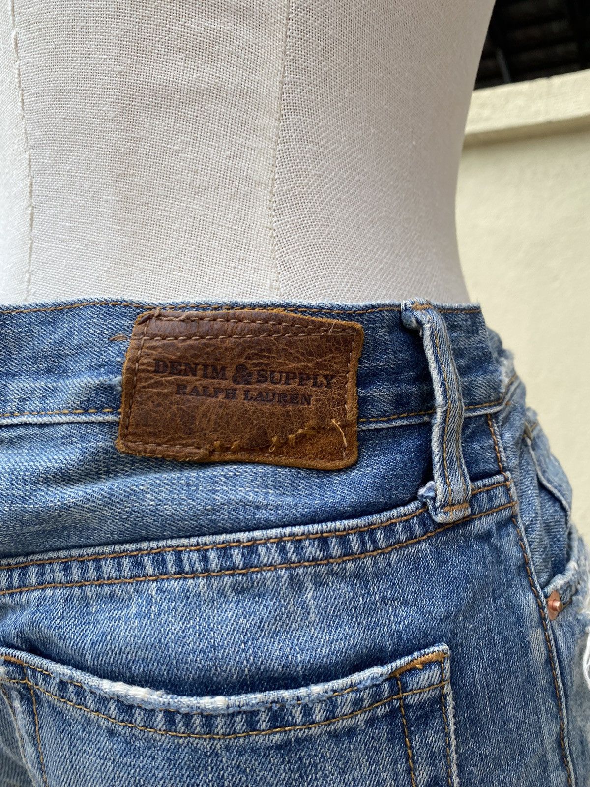 Denim & Supply Ralph Lauren × Vintage ripped bandana printed Size 25" / US 0 / IT 36 - 5 Thumbnail