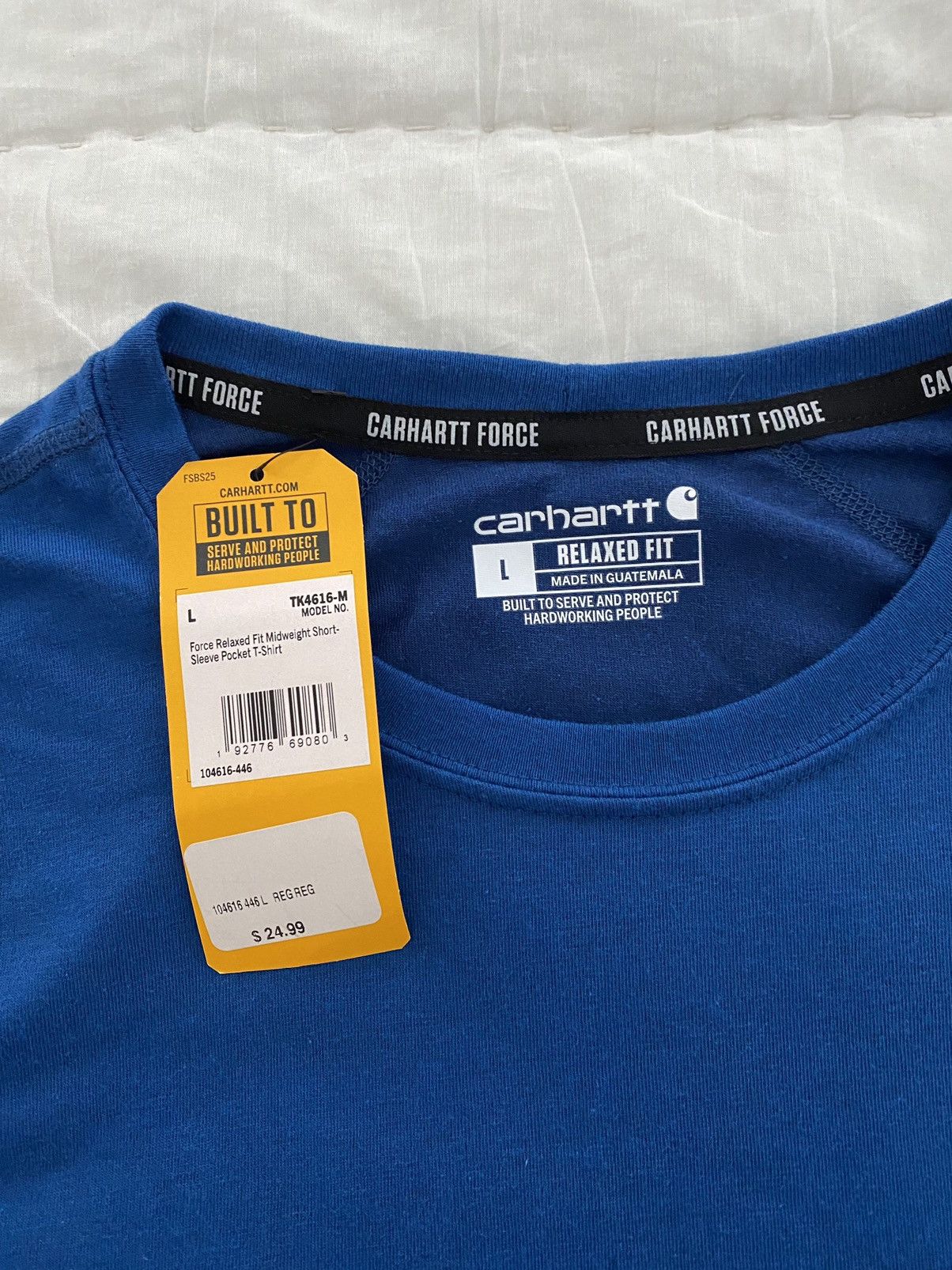 Carhartt Carhartt Force Relaxed Fit Pocket T-shirt NWT Size US L / EU 52-54 / 3 - 7 Thumbnail