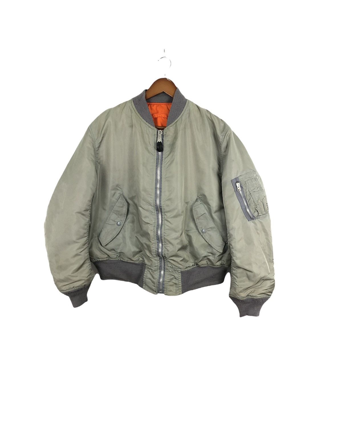 Vintage Alpha Industries Bomber Jacket Made in Usa