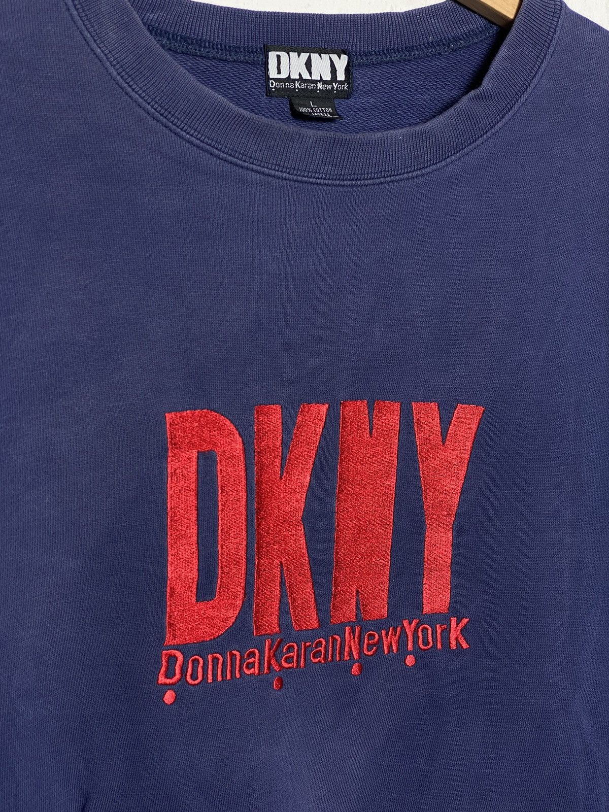DKNY × Vintage Vintage DKNY Crewneck Size US L / EU 52-54 / 3 - 2 Thumbnail