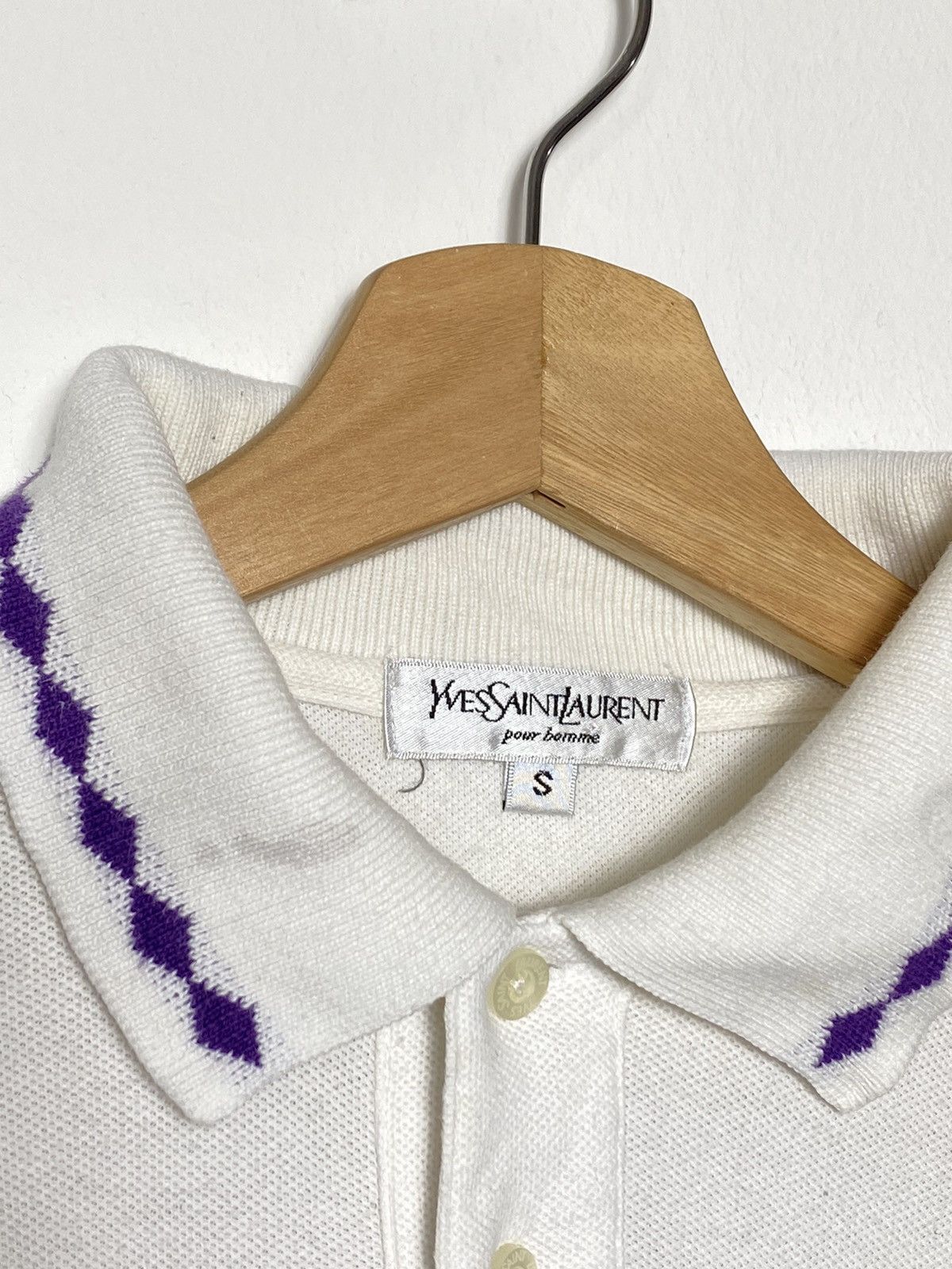 Vintage Vintage YSL Polo Longsleeves Size US S / EU 44-46 / 1 - 3 Thumbnail
