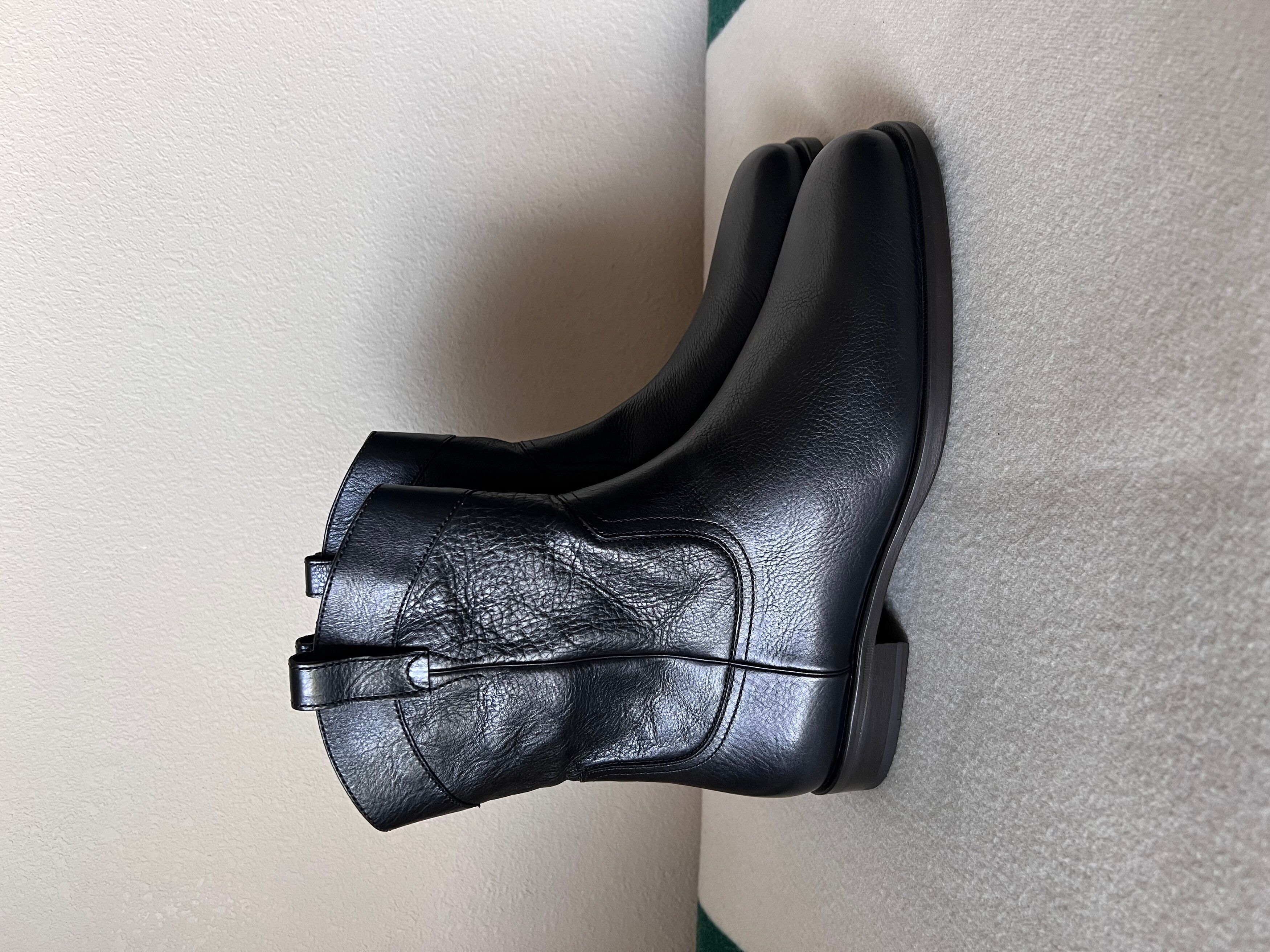 Lemaire Lemaire Leather Western Boots in Black | Grailed