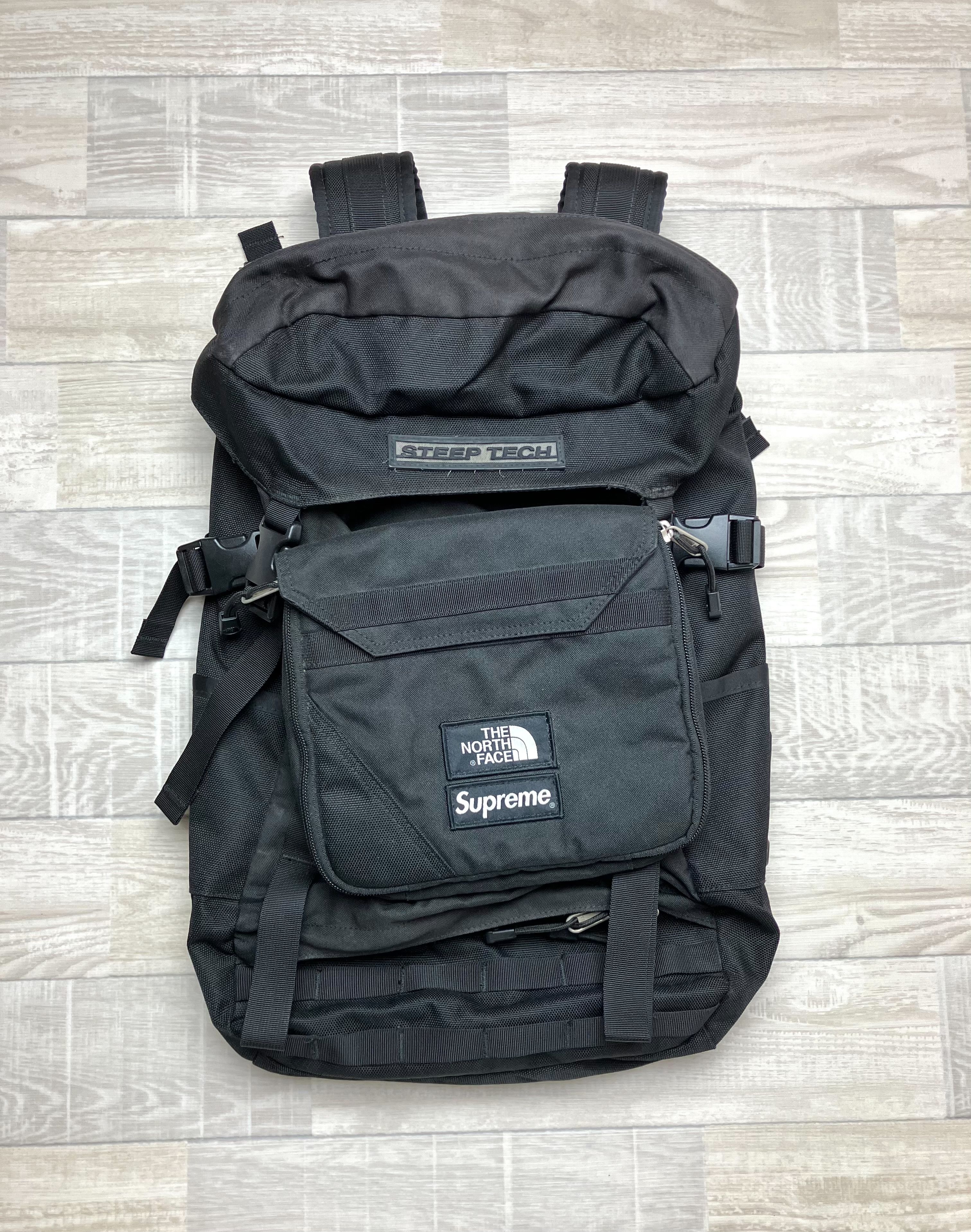 Supreme Supreme The North Face STEEP TECH Backpack black | Grailed