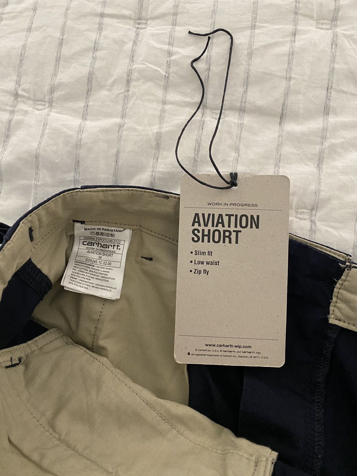 Carhartt Wip Carhartt WIP Aviation Cargo Shorts Sz38 Size US 38 / EU 54 - 8 Thumbnail