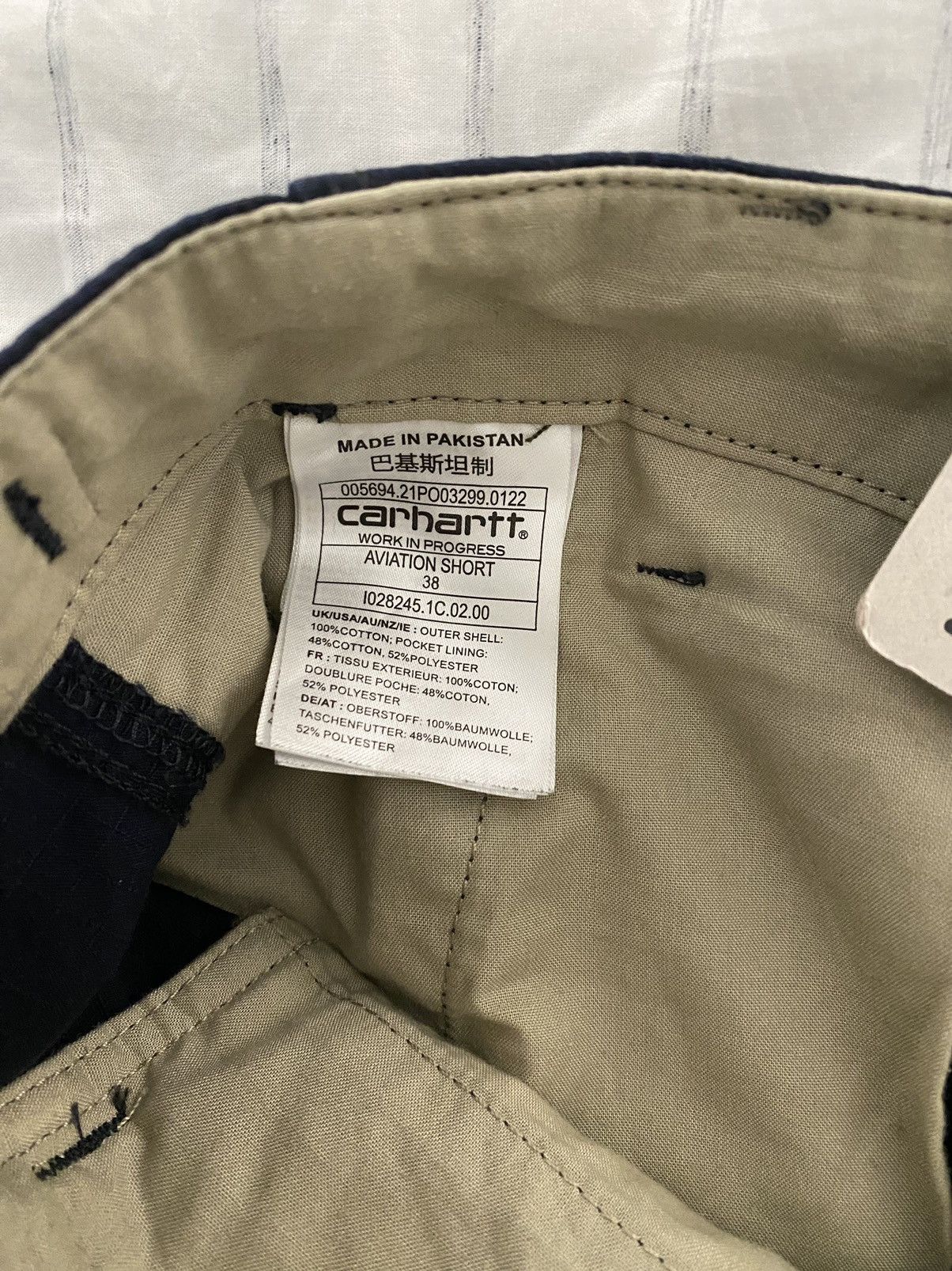 Carhartt Wip Carhartt WIP Aviation Cargo Shorts Sz38 Size US 38 / EU 54 - 7 Thumbnail