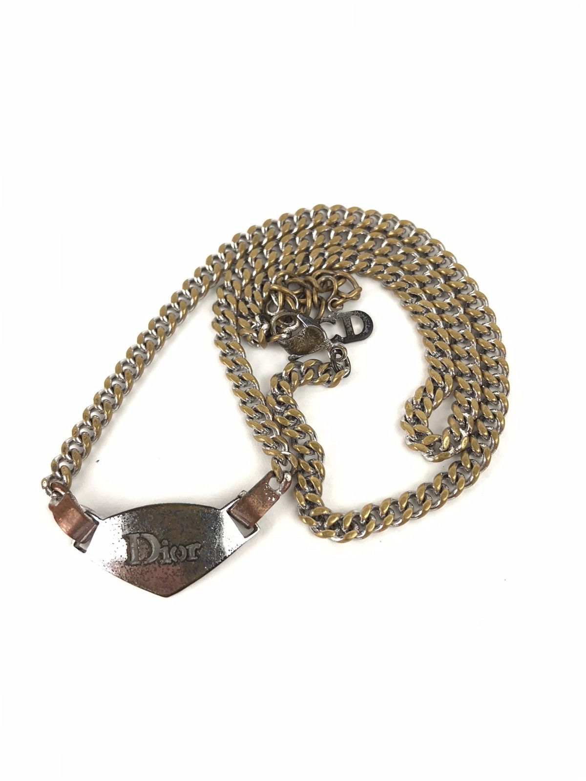 Dior Dior Cuban Link Necklace Size ONE SIZE - 4 Thumbnail