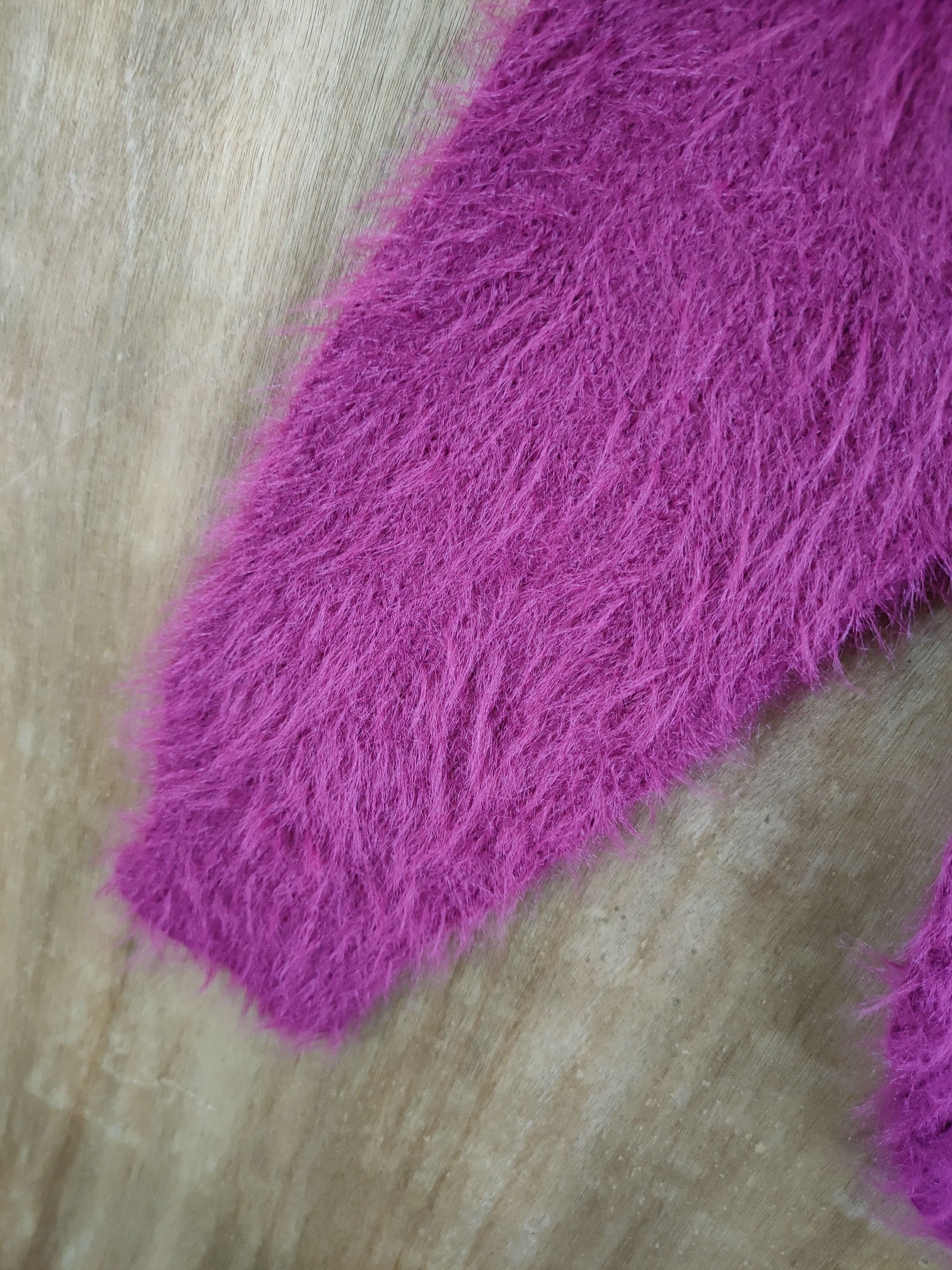 Vintage D Lowrys Farm mohair soft fur shag shaggy knitwear #46-923 Size L / US 10 / IT 46 - 6 Thumbnail
