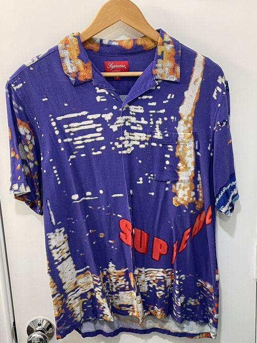 Supreme Supreme “City Lights” Rayon Shirt, SS20 | Grailed