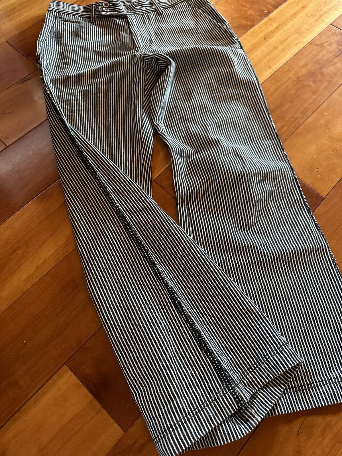 Comme des Garcons × Tricot Comme des Garcons Aw 2003 Striped Flare 