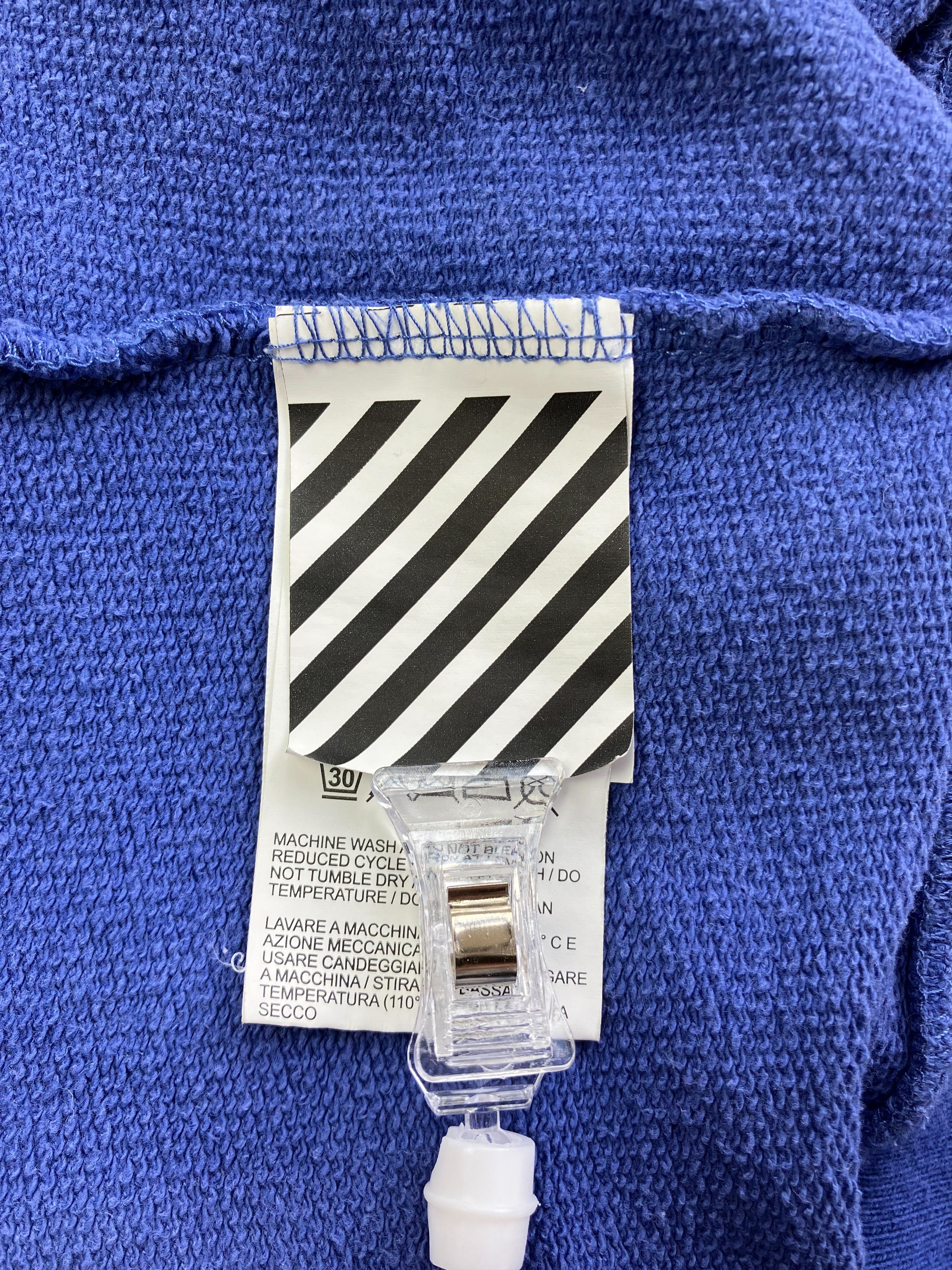 Off-White Off-White Blue Gradient logo White Yellow Pullover Hoodie Size US S / EU 44-46 / 1 - 11 Thumbnail