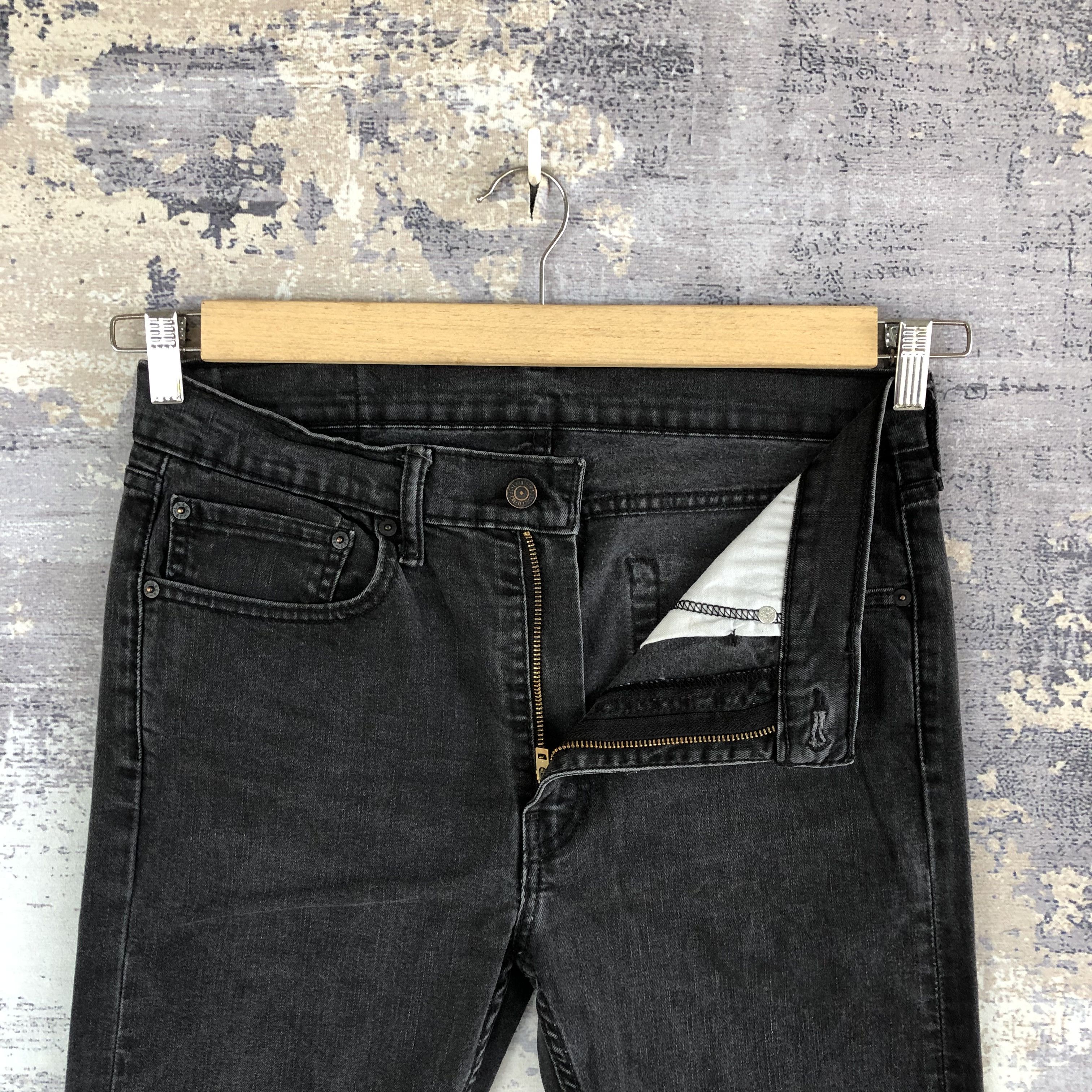 Levi's Vintage Levi's Faded Black Jeans Distressed Levi's Denim Size US 30 / EU 46 - 6 Thumbnail