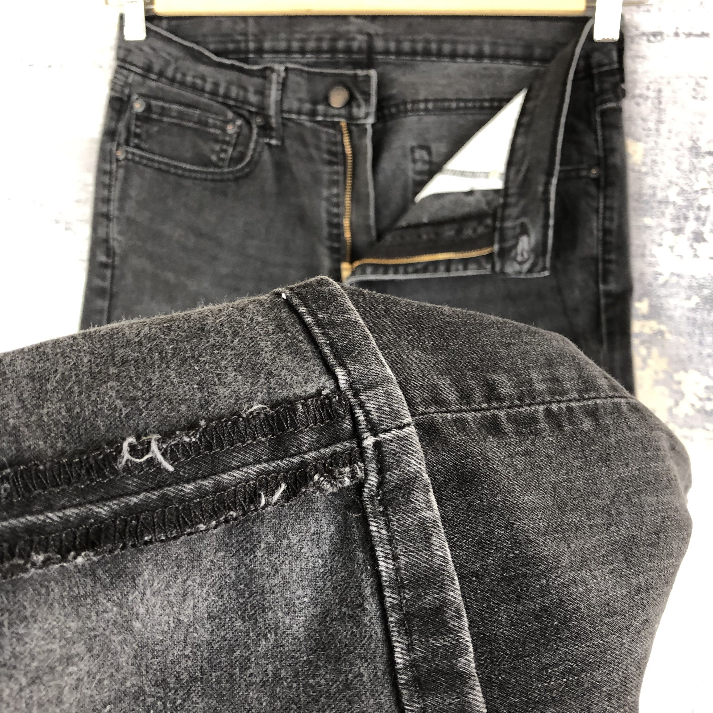 Levi's Vintage Levi's Faded Black Jeans Distressed Levi's Denim Size US 30 / EU 46 - 8 Thumbnail