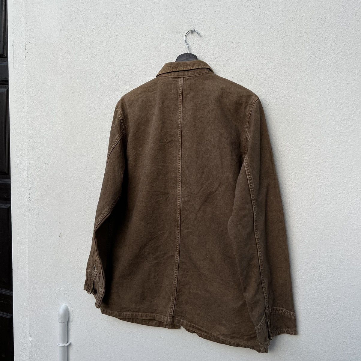 Japanese Brand VINTAGE HIKORY CHORE JACKET SPELLBOUND GENUINE GOOD WEAR Size US L / EU 52-54 / 3 - 10 Thumbnail