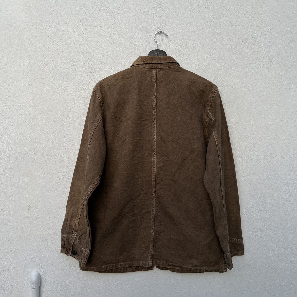 Japanese Brand VINTAGE HIKORY CHORE JACKET SPELLBOUND GENUINE GOOD WEAR Size US L / EU 52-54 / 3 - 9 Thumbnail