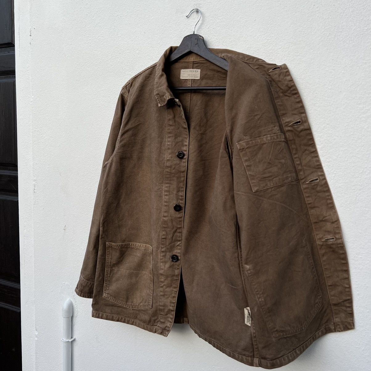 Japanese Brand VINTAGE HIKORY CHORE JACKET SPELLBOUND GENUINE GOOD WEAR Size US L / EU 52-54 / 3 - 12 Thumbnail