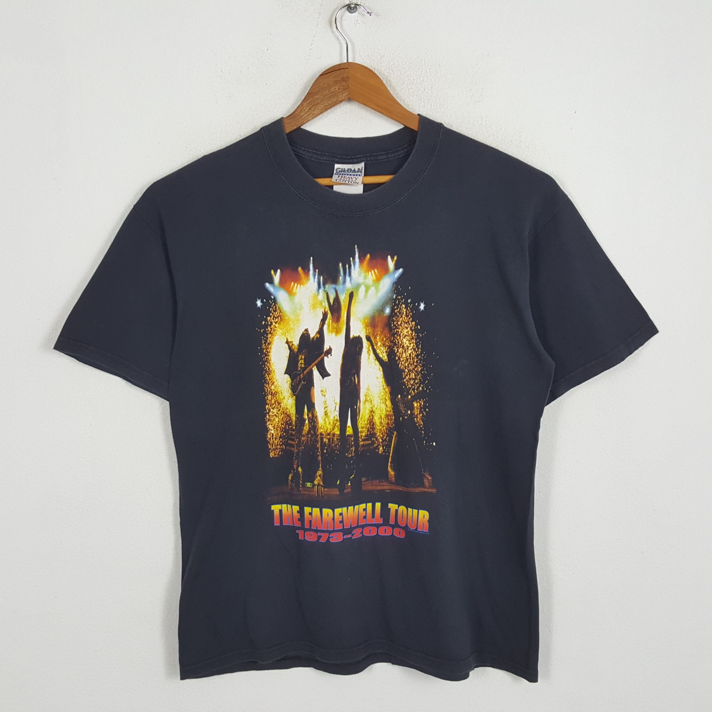 Vintage KISS THE FAREWALL TOUR American Metal Band T-Shirts