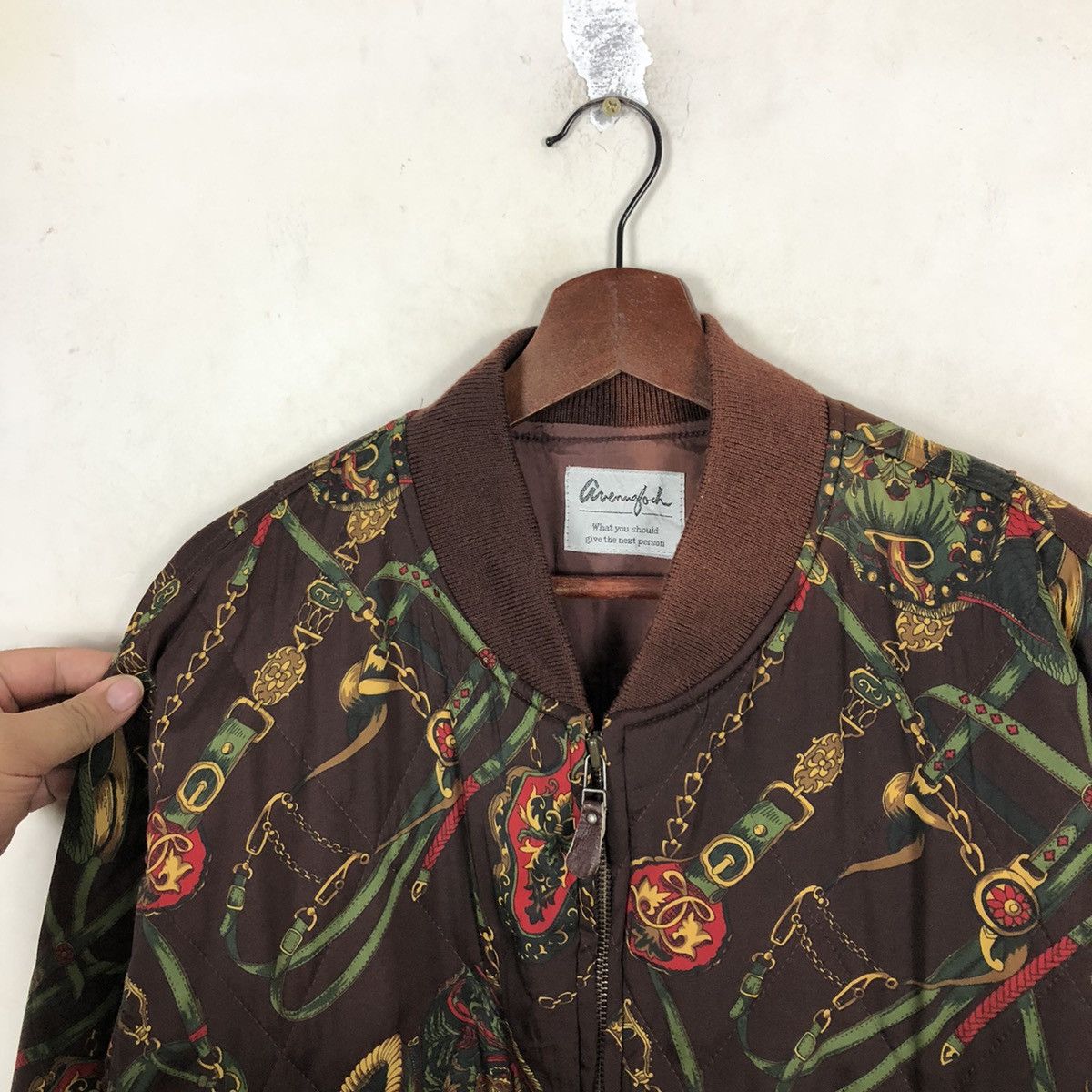 Japanese Brand RARE BOMBER JACKET INSPIRED BY GUCCI DESIGNER Size US M / EU 48-50 / 2 - 4 Thumbnail
