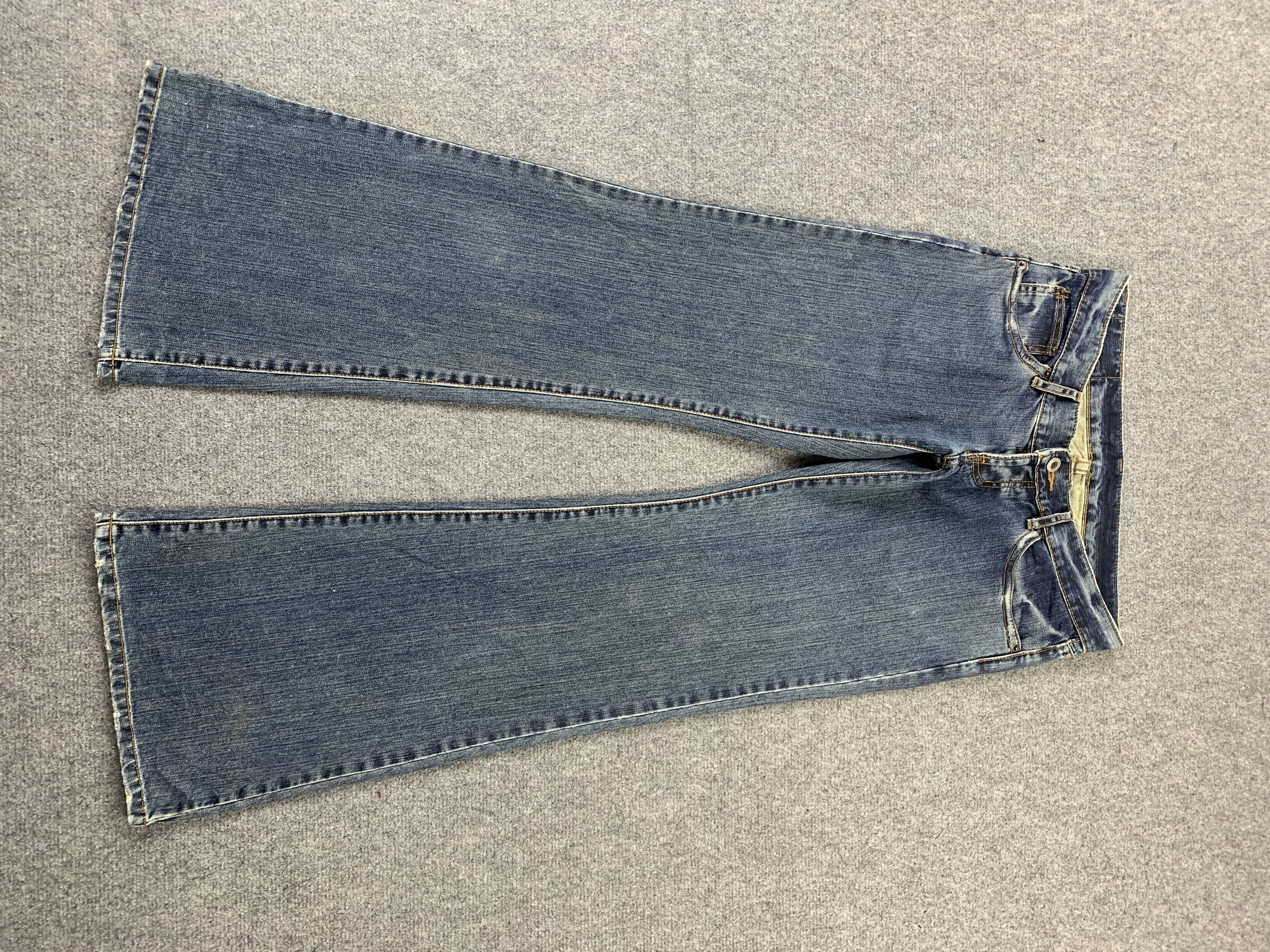 image of Vintage Flared Bootcut Jeans in Blue Denim, Women's (Size 31)