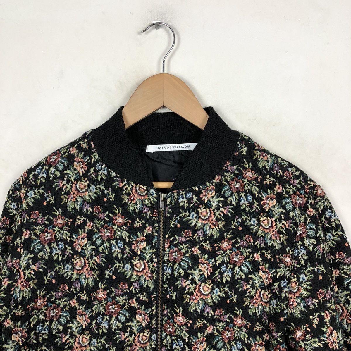 Japanese Brand RAY CASSIN BOMBER JACKET FULL PRINT FLOWER Size US M / EU 48-50 / 2 - 3 Thumbnail