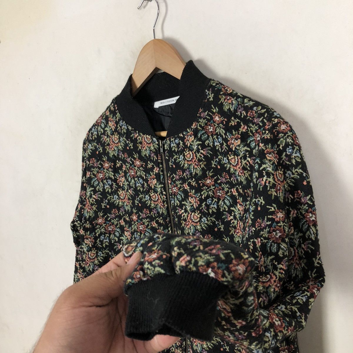 Japanese Brand RAY CASSIN BOMBER JACKET FULL PRINT FLOWER Size US M / EU 48-50 / 2 - 4 Thumbnail