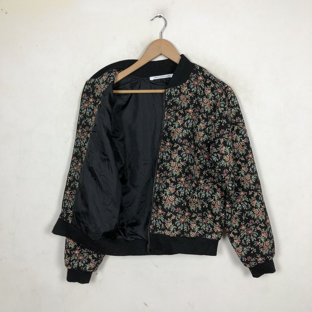 Japanese Brand RAY CASSIN BOMBER JACKET FULL PRINT FLOWER Size US M / EU 48-50 / 2 - 7 Thumbnail