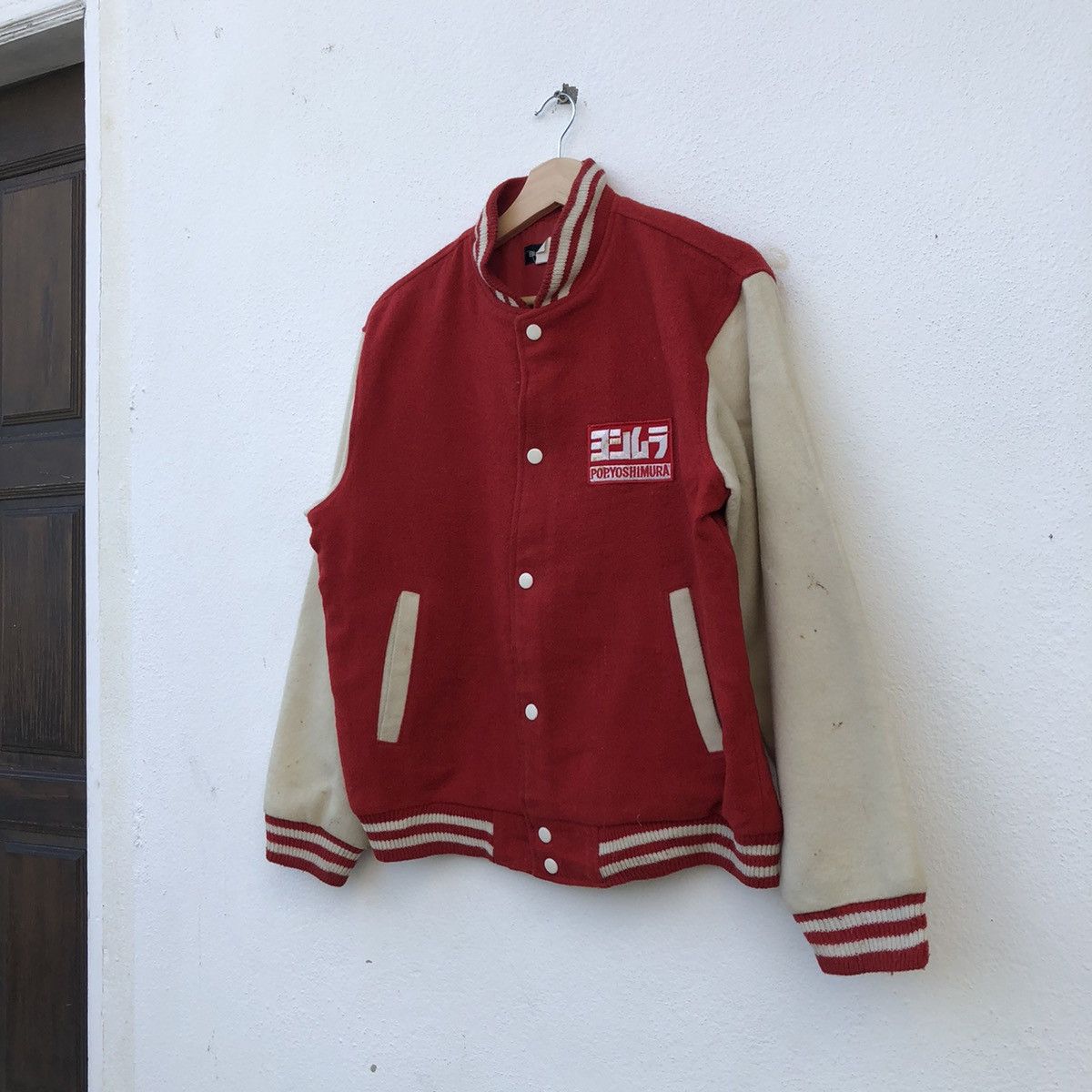 Japanese Brand VINTAGE VARSITY JACKET POP.YOSHIMURA RACING SPECIALIST Size US L / EU 52-54 / 3 - 2 Thumbnail