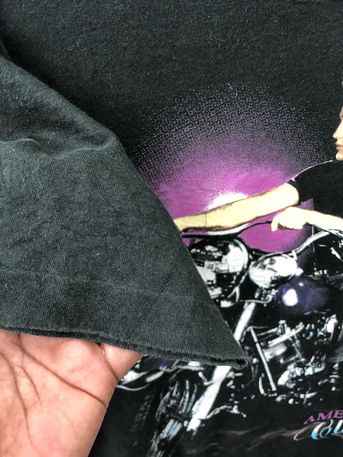 Band Tees × Fruit Of The Loom Vintage 90s Elvis Presley single stich tees Size US L / EU 52-54 / 3 - 10 Thumbnail
